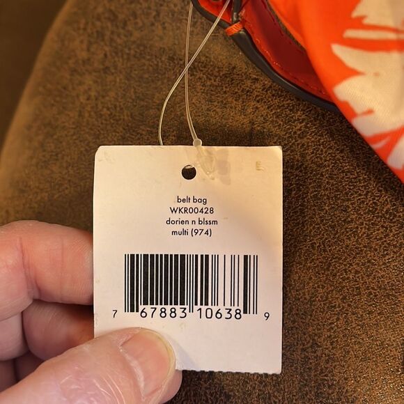 Kate Spade Orange Floral Belt Bag - Picture 4 of 4
